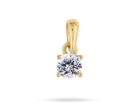Hanger Zirconia - 18kt Geelgoud | Swing 18k Jewels
