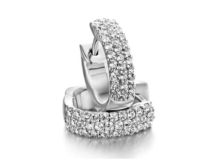 Oorbellen zirconia - Naiomy (AG) Zilver