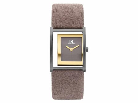 DANISH DESIGN WATCH QUARTZ - QUARTZ LEDER