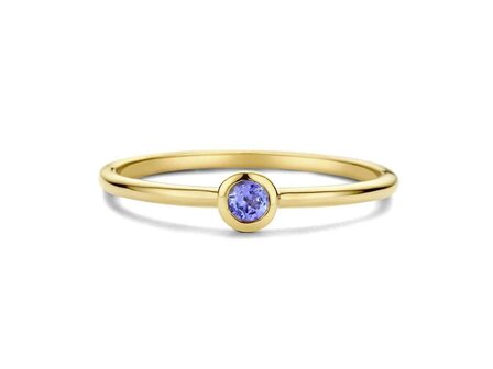 Birthstone Ring - 18kt Geelgoud | Swing 18k Jewels