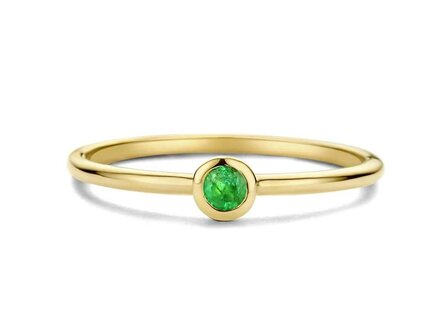 Birthstone Ring - 18kt Geelgoud | Swing 18k Jewels