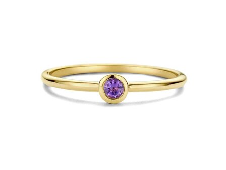 Birthstone Ring - 18kt Geelgoud | Swing 18k Jewels