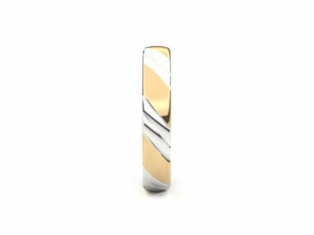 Aurodesign Trouwring - 18kt Bicolor | Auro Design Ring