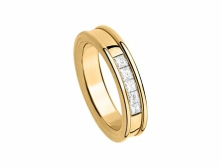 M&eacute;moire Trouwring - 18kt Geelgoud | M&eacute;moire Ring