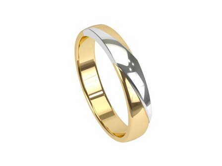 Aurodesign Trouwring - 18kt Bicolor | Auro Design Ring