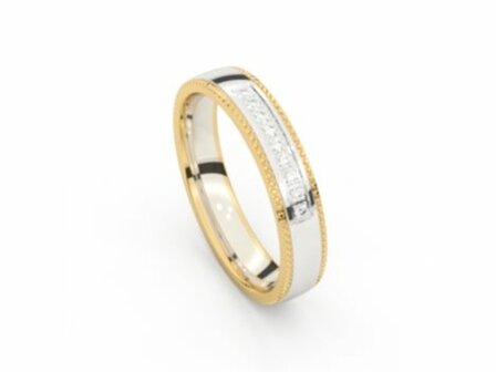 Aurodesign Trouwring - 18kt Bicolor | Auro Design Ring