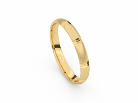 Aurodesign Trouwring - 18kt Geelgoud | Auro Design Ring