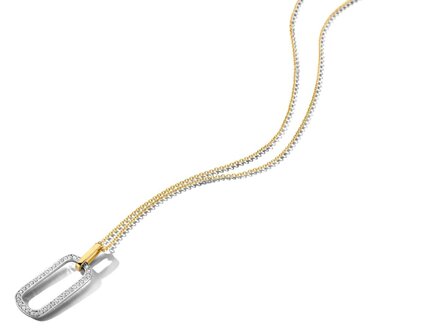 Hanger met Ketting - 18kt Geelgoud | COLLECTION VANSCHOENWINKEL