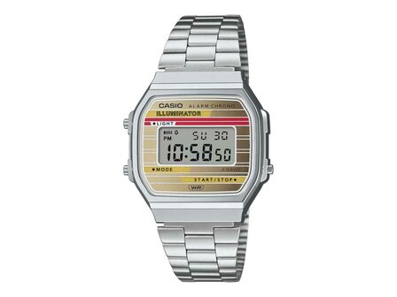 CASIO Vintage - Metal-Resin-Chrom&eacute;-messing