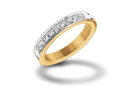 RING FLANDERS BRILJANT - 18kt Bicolor | The flanders collection