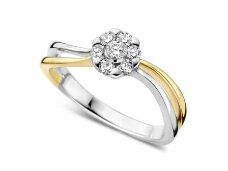 Ring Solitaire briljant - DULCI NEA 18K | COLLECTION VANSCHOENWINKEL