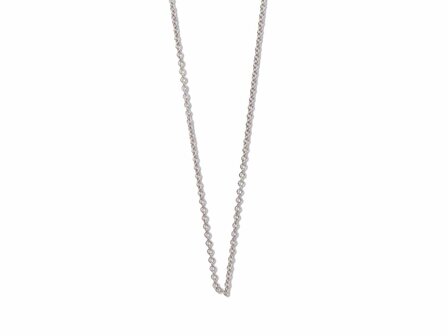 KETTING FORZA - 9kt Witgoud | COLLECTION VANSCHOENWINKEL