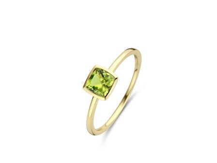 Ring kleursteen - 18kt Geelgoud | COLLECTION VANSCHOENWINKEL