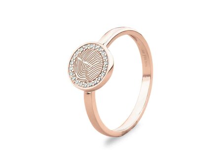 See You Ring - 18kt Geelgoud | (AG) Zilver Collection VS