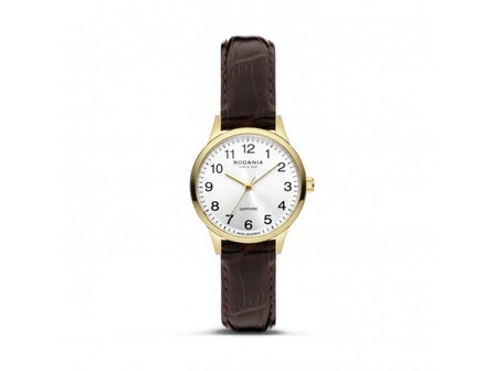 RODANIA SWISS MADE DAMES - Edelstaal+Leer | Rodania 1930 Swiss Made