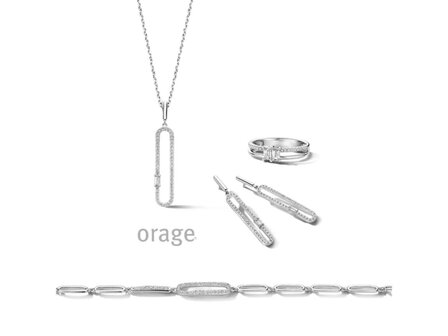 OORBEL AFHANGER ZIRCONIA - Orage Silver Jewellery | (Ag) Orage Zilver