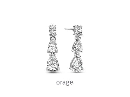 OORBEL AFHANGER ZIRCONIA - Orage Silver Jewellery | (Ag) Orage Zilver