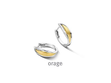 OORBELLEN CREOLEN ZIRCONIA - Orage Silver Jewellery | (Ag) Orage Zilver