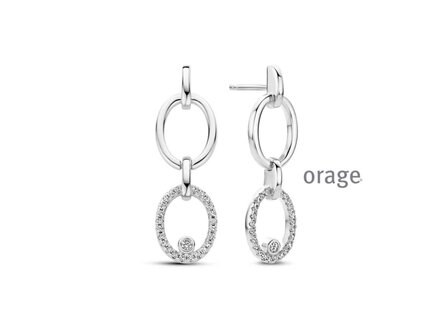 OORBEL AFHANGER ZIRCONIA - Orage Silver Jewellery | (Ag) Orage Zilver