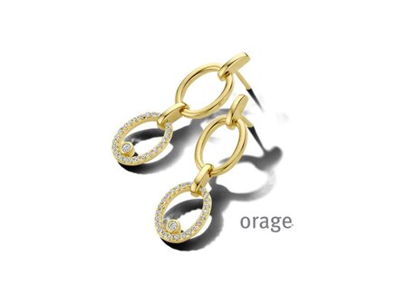 OORBEL AFHANGER ZIRCONIA - Orage Silver Jewellery | (Ag) Orage Zilver