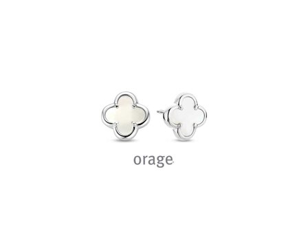 Oorbellen zirconia - Orage Silver Jewellery | (Ag) Orage Zilver