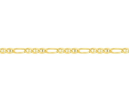 KETTING FIGARO CARTIER - 18kt Geelgoud | COLLECTION VANSCHOENWINKEL