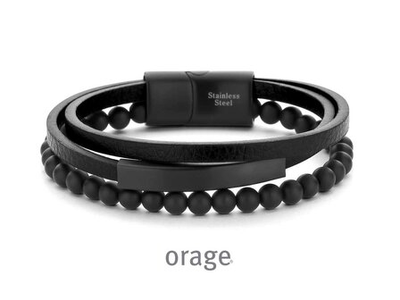 ARMBAND FANTASIE - Orage STEEL Jewellery | (Ag) Orage Zilver