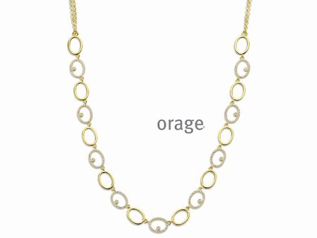 COLLIER ZIRCONIA - Orage Juwelen | (Ag) Orage Zilver