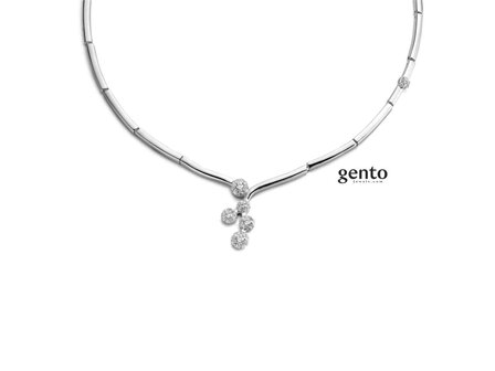 COLLIER ZIRCONIA - Gento (AG) Silver | Gento silver jewels