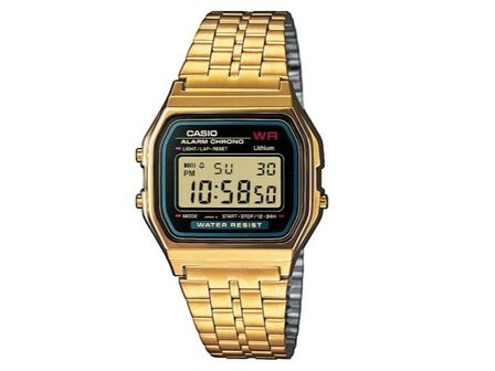 CASIO Vintage - Metal-Resin-Chrom&eacute;-messing