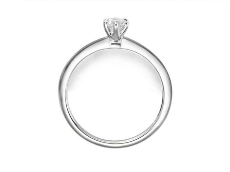 Ring Solitaire briljant - 18kt Geelgoud | COLLECTION VANSCHOENWINKEL