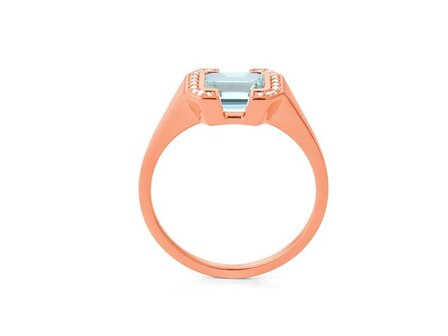 Ring kleursteen - 18kt Geelgoud | COLLECTION VANSCHOENWINKEL