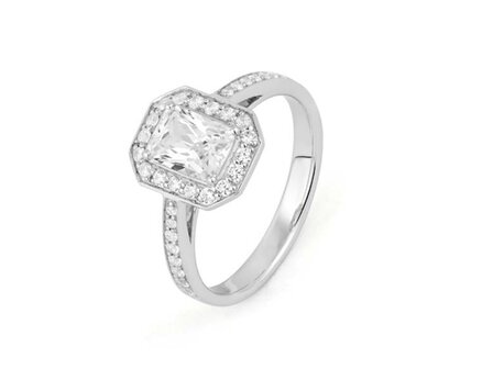 Ring briljant - 18kt Witgoud | COLLECTION VANSCHOENWINKEL