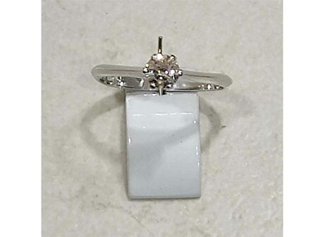 Lab Grown Diamond Solitair - 18kt Witgoud | Lab Grown Collection VS