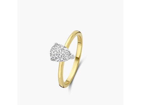 Lab Grown Diamond Solitair - 18kt Bicolor | Lab Grown Collection VS