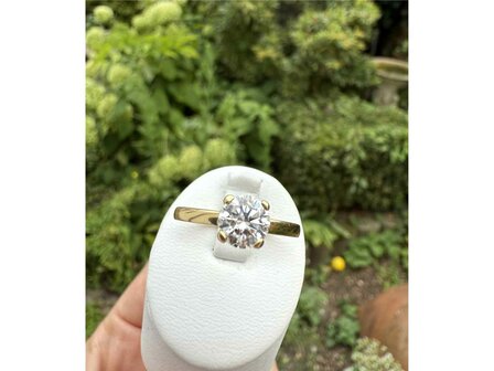 Lab Grown Diamond Solitair - 18kt Geelgoud | Lab Grown Collection VS