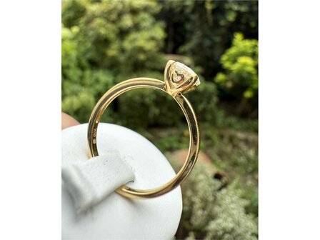 Lab Grown Diamond Solitair - 18kt Geelgoud | Lab Grown Collection VS