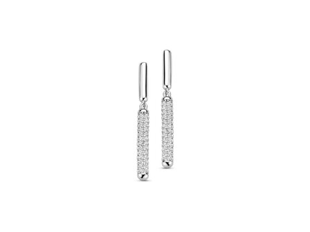 OORBEL AFHANGER ZIRCONIA - Naiomy (AG) Zilver