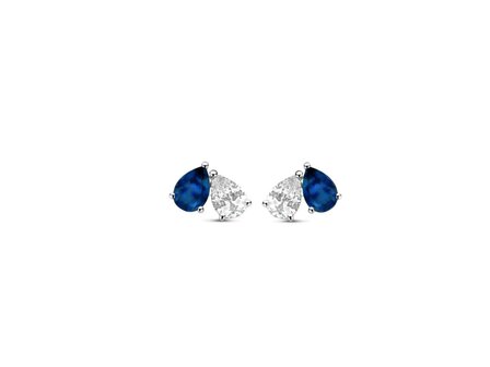 Oorbellen zirconia - Naiomy (AG) Zilver