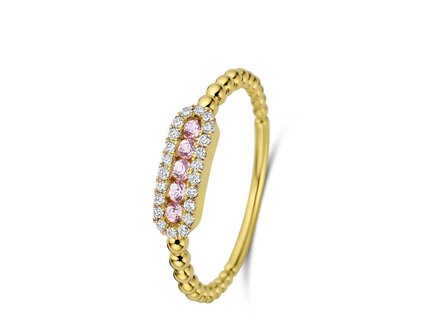 Ring briljant - 18kt Geelgoud | COLLECTION VANSCHOENWINKEL