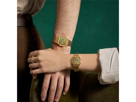 CASIO Vintage - Metal-Resin-Chrom&eacute;-messing
