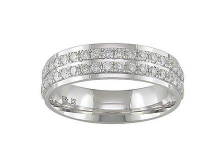 Ring alliance briljant - 18kt Witgoud | COLLECTION VANSCHOENWINKEL