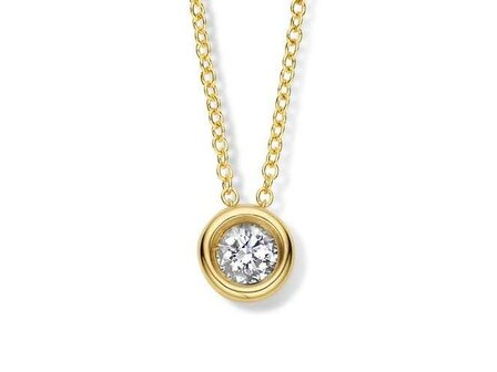 Hanger met Ketting - 18kt Geelgoud | COLLECTION VANSCHOENWINKEL