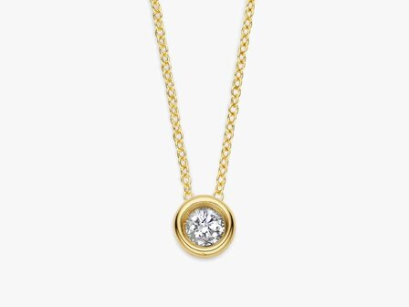Hanger met Ketting - 18kt Geelgoud | COLLECTION VANSCHOENWINKEL