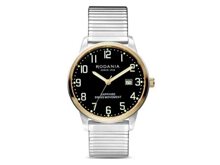 RODANIA SWISS MADE HEREN - Bicolor Staal-Plaqu&eacute; / PVD | Rodania 1930 Swiss Made