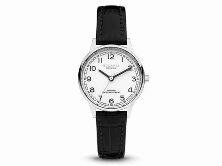 RODANIA SWISS MADE DAMES - Edelstaal+Leer | Rodania 1930 Swiss Made