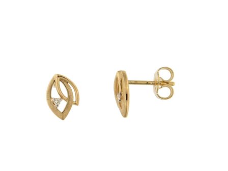 Oorbellen briljant - 18kt Bicolor | COLLECTION VANSCHOENWINKEL