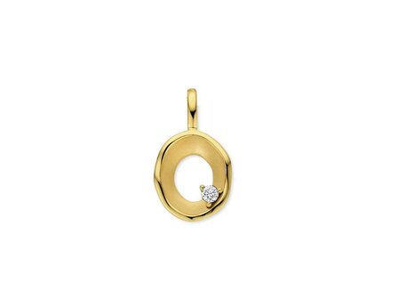 Hanger Briljant - 18kt Geelgoud | COLLECTION VANSCHOENWINKEL
