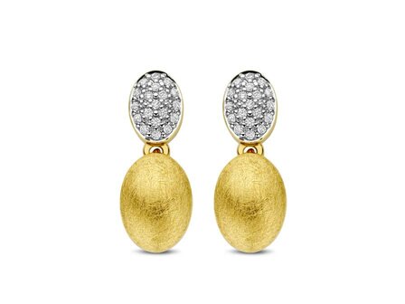 Oorbellen briljant - 18kt Bicolor | COLLECTION VANSCHOENWINKEL