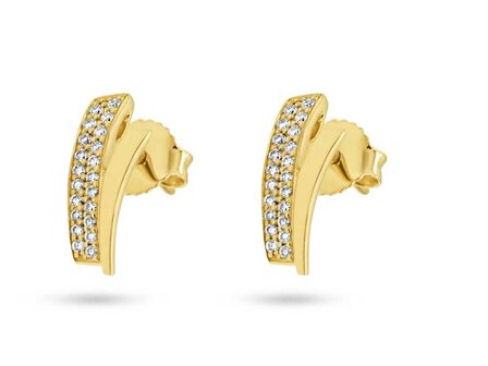 Oorbellen briljant - 18kt Geelgoud | COLLECTION VANSCHOENWINKEL